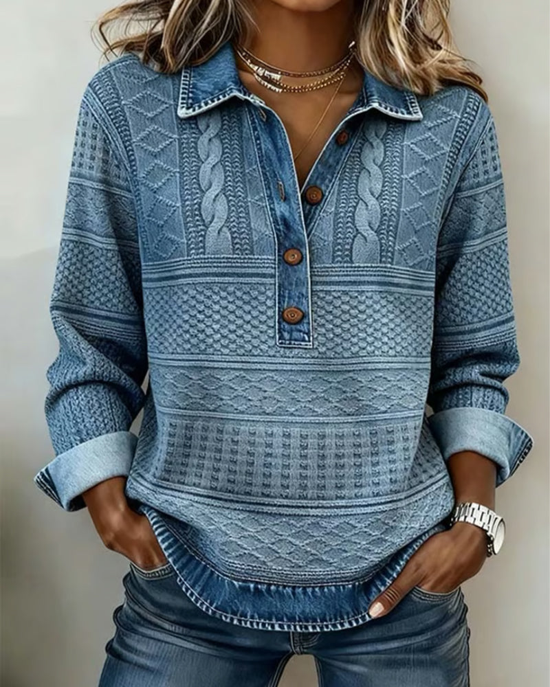 Loryn dames sweatshirt LEOMAJA